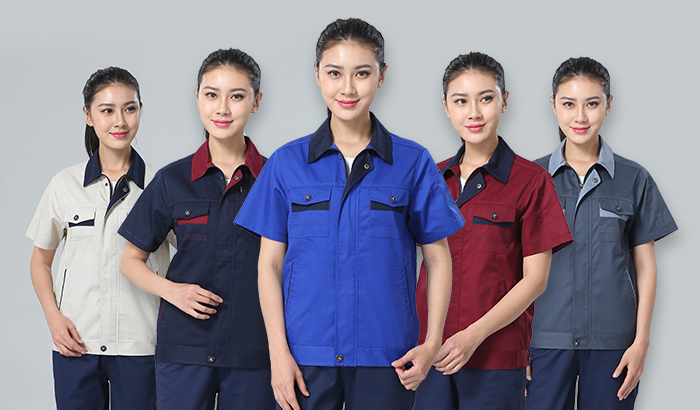 夏季純棉工作服