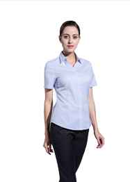 女短袖V領襯衣GMD6003 女短袖V領襯衣GMD6003